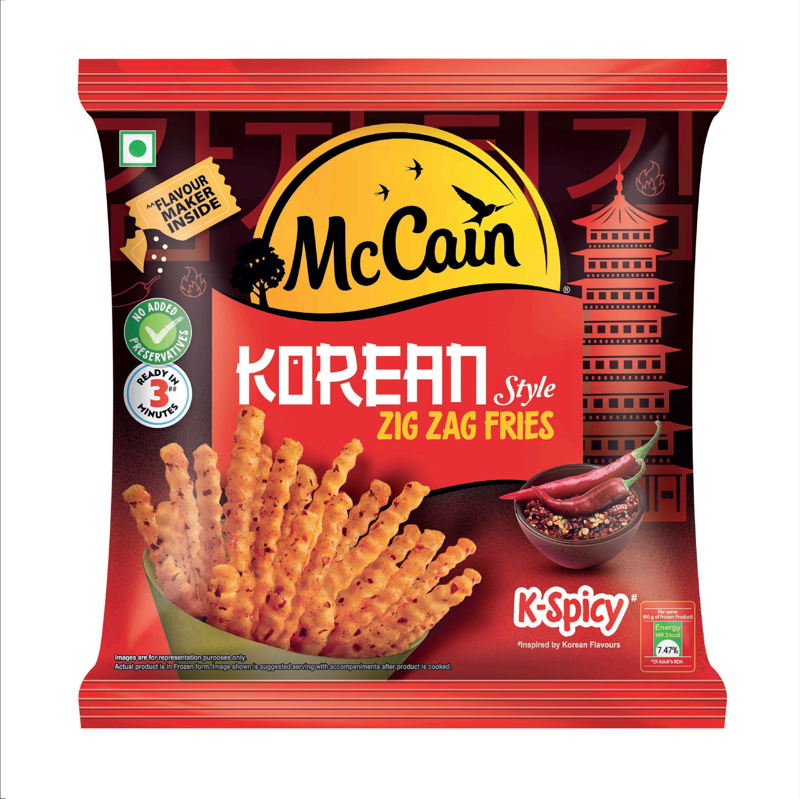 McCain Korean Style Zig Zag Fries